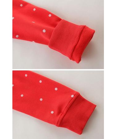 Girls Cotton Sweatshirt - Long Sleeve Casual Jumper for Kids | 7-8 Years Red - Buy Online on GoSupps.com