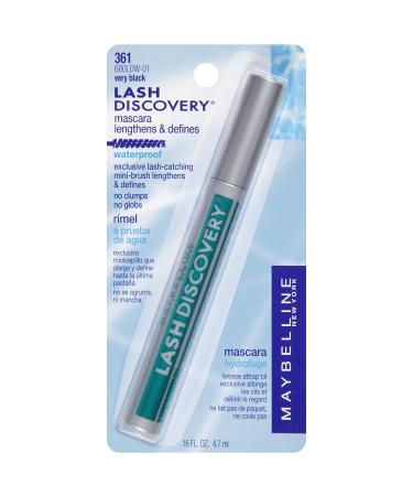 Maybelline New York Lash Discovery Waterproof Mascara - Very Black 361 - 0.16 fl oz - Buy Online on GoSupps.com