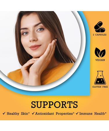 Summer Ready Skin Care Supplement Capsules - Nicotinamide/Niacinamide/Niacin 500mg (Vitamin B3) and Polypodium Leucotomos (Fern Extract) 480mg Antioxidant Rich Formula - Buy Online on GoSupps.com