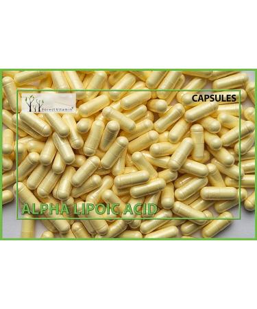 Forest Vitamin Alpha Lipoic Acid 600mg - 60 Capsules | Antioxidant for Health & Beauty - Shop Internationally - Buy Online on GoSupps.com