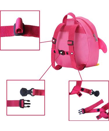 EPLAZA Penguin-Like Toddler Leash Backpack with Anti-Lost Wristband - Penguin Rose | for 1.5 to 3 Years Boys & Girls Safety - Buy Online on GoSupps.com