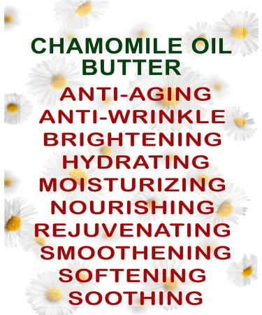Buy 100% Pure Chamomile Oil Butter - Natural Virgin Unrefined for Face Skin Body Hair & Nails - 8 Fl Oz - Buy Online on GoSupps.com