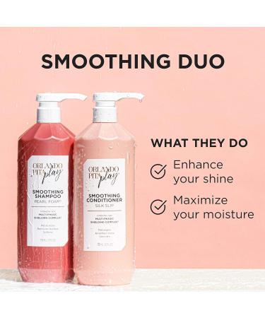 ORLANDO PITA PLAY Salon Size Silk Slip Conditioner - Best for Textured Damaged & Color-Treated Hair - 27 Fl. Oz. - Smooths Detangles & Controls Frizz - Buy Online on GoSupps.com