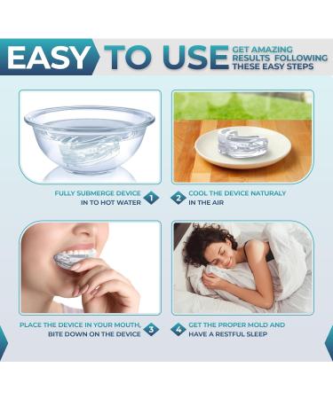 Anti Snoring Devices Anti Snoring Mouth Guard and Chin Straps for Snoring Stop Snoring Devices Effective Snoring Solution Anti-Snoring Mouthpiece and Chin Straps for Men and Women to Stop Snoring - Buy Online on GoSupps.com