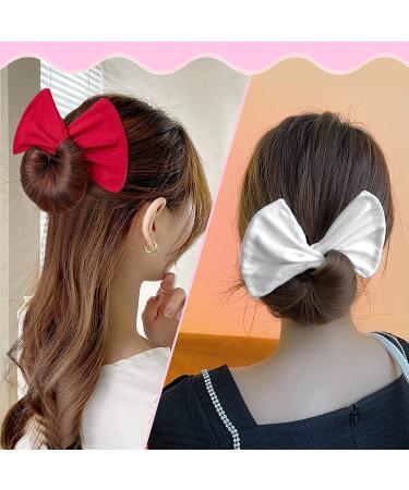 Deft Bun Hair Bun Maker - Fashionable Classy Multicolor Cloth Twist Tool for French Twist Hairstyles - 4pc Set for Women - Buy Online on GoSupps.com