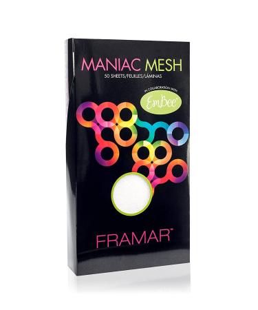 Framar Maniac Mesh Sheets - 50 Pack, Reusable Mesh Strips for Hair Dye, Color, Bleach - Buy Online on GoSupps.com