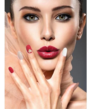 Kalolary Gel Nail Polish Strips 32PCS Nail Gel Art Sticker Waterproof Full Nail Wraps Decal Sets with Nail File and Stick for Women Girls Nail Art Decor (UV/LED Lamp Required) (D) - Buy Online on GoSupps.com