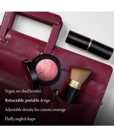 LAURA GELLER NEW YORK Retractable Black Kabuki Brush for Face Makeup - Buy Online on GoSupps.com