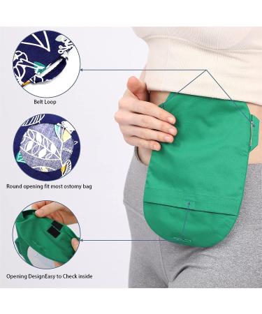 Ostomy Pouch Cover with Loop Closure and Belt Hoop Hook - Washable, Durable Colostomy Bag Cover - Buy Online on GoSupps.com