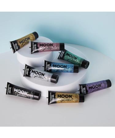 Buy Moon Glitter Holographic Glitter Hair Gel Silver - Unleash Sparkle Anywhere Worldwide Shipping - Buy Online on GoSupps.com