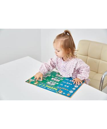 UNCLE WU Learning About Money Placemats - Early Childhood Education Materials Preschool -16 x 12 inch Waterproof Poster Learning Money - Buy Online on GoSupps.com
