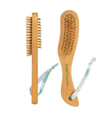GranNaturals Wooden Nail Brush - Nail Cleaner Tool for Fingernail & Toenail, Thick Bristles & Wood Handle - Manicure Pedicure Supplies - Buy Online on GoSupps.com