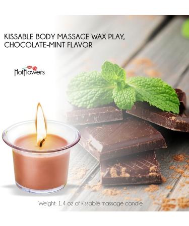 Buy HOT Flowers Kissable Massage Candle - Skin Safe Low Heat Moisturizing Wax Play | Set of 3 - International Shipping Available - Buy Online on GoSupps.com