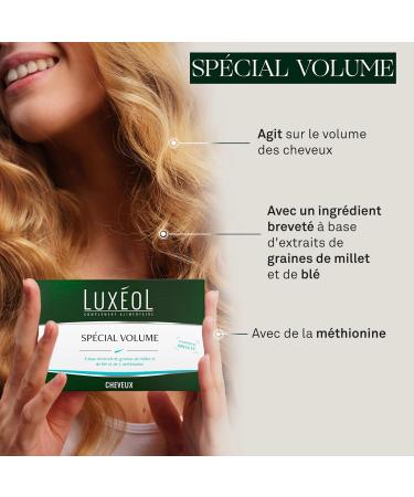 LUX OL - Special Volume - Food Supplement - Volume & Shine - Wheat Millet & L-Methionine - All Hair Types - Made in France - 15 Day Hair Program - 30 Capsules - Buy Online on GoSupps.com