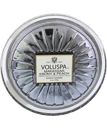 Voluspa Makassar Ebony & Peach Candle - 36 oz Grande Maison | 100 Hour Burn Vegan Clean Burning Coconut Wax Made in USA - Buy Online on GoSupps.com