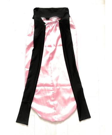 YUPs Long Silk Satin Adjustable Hair Bonnet for Long Hair - Pink - Buy Online on GoSupps.com