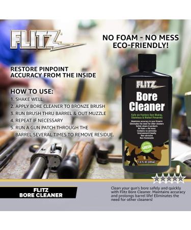 Flitz GB 04985 Gun Bore Cleaner 7.6 oz. Bottle - Black | Single Pack - Buy Online on GoSupps.com