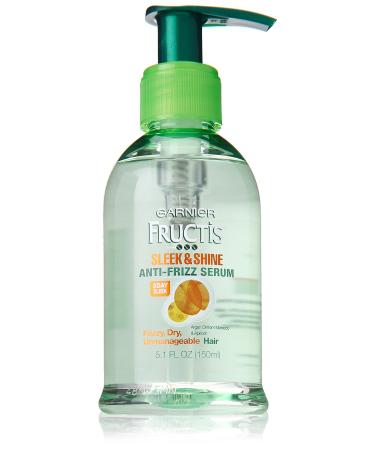 Garnier Fructis Sleek & Shine Anti-Frizz Serum  Frizzy  Dry  Unmanageable Hair  5.1 fl. oz. - Buy Online on GoSupps.com
