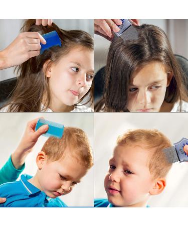 Trendy Lice Comb Pack of 3 for Head Lice, Dandruff, Eggs & Nits Treatment - Fine Metal & Double Sided Plastic - Ideal for Thick Hair - Buy Online on GoSupps.com