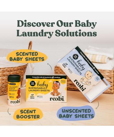 Roobi Sustainable Laundry Scent Booster Beads - Linen Breeze Fragrance | Carbon Neutral 100% Vegan | 20 Washing Cycles - Buy Online on GoSupps.com