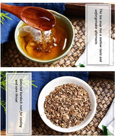 Burdock Root Tea Chinese Organic Tea Bags Corncob Filter Paper Packed Chinese Tea for Family Friends (30 Bags) - Buy Online on GoSupps.com