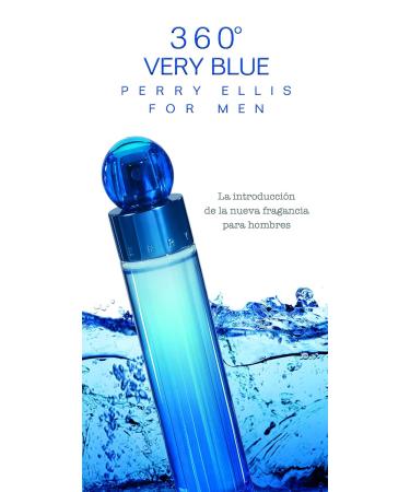 Perry Ellis 360 Very Blue for Men - 3 Pc Gift Set 3.4oz EDT Spray 0.25oz EDT Spray 3oz Shower Gel 6.65 Fl Oz (Pack of 1) - Buy Online on GoSupps.com