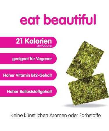  Itsu itsu 16 x Crispy Sea Salt Leaves - 4.5g - Buy Online on GoSupps.com