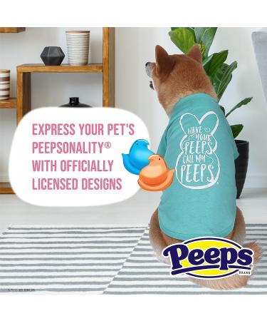 Peeps for Pets Call My Dog T Shirt - Teal Blue Soft & Comfortable Pet Clothing FF16041 - Medium - Buy Online on GoSupps.com