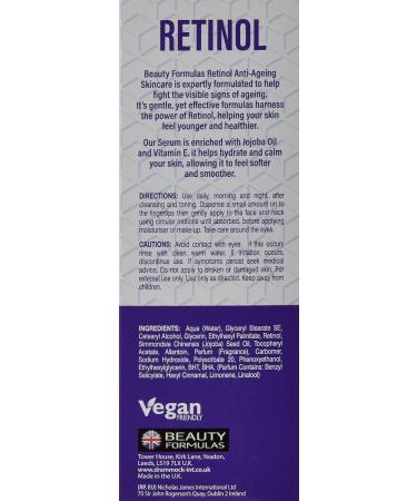 BEAUTY FORMULAS RETINOL 30ML SERUM - Buy Online on GoSupps.com