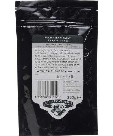 Pacifica Hawaii Hawaiian Black Lava Sea Salt in Pouch 200 g 1 - Buy Online on GoSupps.com