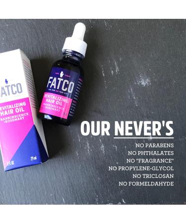 Buy FATCO Revitalizing Hair Oil - Frankincense & Rosemary (1oz) | Nourish & Strengthen Hair | International Shipping Available - Buy Online on GoSupps.com