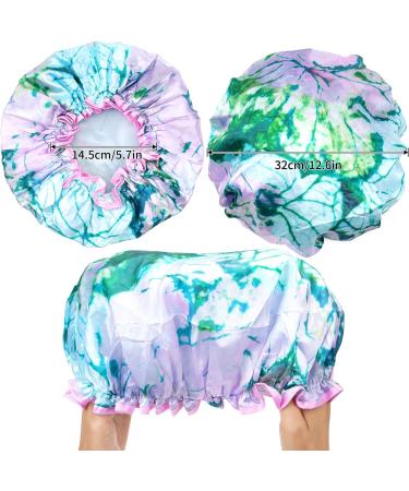 G2PLUS Large Shower Cap for Long Hair 32CM Green - Reusable Elastic Bath Cap for Women - Ideal for Spa and Home Use - Buy Online on GoSupps.com