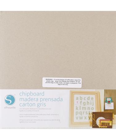 Silhouette Chipboard 12X12 25/Pkg 