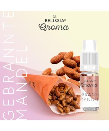 Belissia Roasted Almond Food Aroma - High-Dose 10ml for Cooking Baking & Refreshment | International Shipping - Buy Online on GoSupps.com