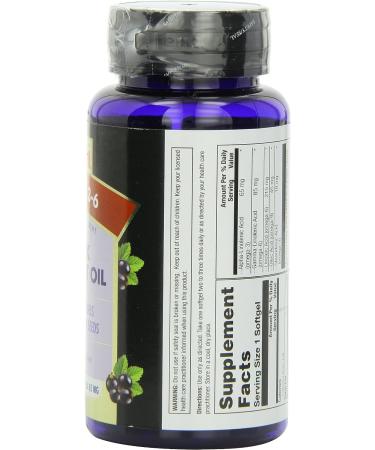 Natures Life Black Currant Oil Minis 500mg | Omega 3-6 for Skin, Hair, Heart & Joints | 90ct - Buy Online on GoSupps.com