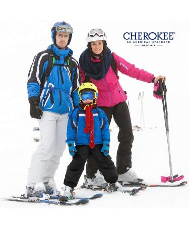 Cherokee Kids Snow Bib Insulated Ski Pants Overalls (4-18) Black 7 - Boys and Girls - Buy Online on GoSupps.com