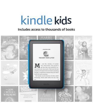 Kindle Kids (2019 release), a Kindle designed for kids, with parental controls - Blue Cover