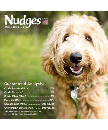 Nudges Natural Chicken Jerky Dog Treats - Real Chicken, No Fillers - Buy Online on GoSupps.com