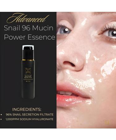 SC Sapphire Organic Snail 96 Mucin Power Serum | Hydrating Anti-Aging Essence | Menopause Skin Care | 100ml Glass Bottle - Buy Online on GoSupps.com