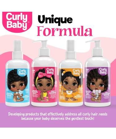 CurlyBaby Moisturizing Body Lotion for Babies Dermatologist-Tested Fast-Absorbing & Non-Greasy Softens & Hydrates Baby's Sensitive Skin Daily Use for Newborns & Toddlers - 16 oz - Buy Online on GoSupps.com