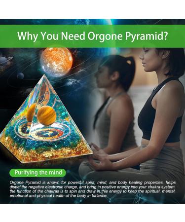 HuiJuKeJi Orgonit Pyramid Libra Crystals Stone Constellation Gifts - 12 Constellations & Tiger Eye Stone Birthstone for Astrology Energy Healing Reiki Chakra Meditation Pyramid 6cm -Libra - Buy Online on GoSupps.com