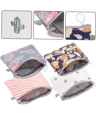 Lurrose 4-Piece Women's Pad Bag Set for Period, Menstrual Cup, Nursing Pads - Ideal for School, Travel, and Everyday Use - Buy Online on GoSupps.com