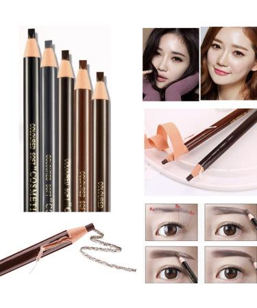5pcs Peel-Off Eyebrow Pencil Set - 5 Colors for Makeup Cosmetics Tool - Buy Online on GoSupps.com