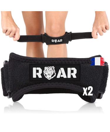 Roar Pack of 2 Knee Pads Knee Strap Knee Tendonitis Epitact Knee Pads Knee Pads Knee Support Knee Support for Sports (