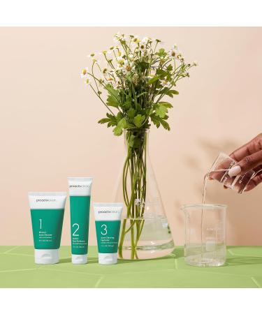 Proactiv Clean 3 Step Acne Treatment Kit - Sulfur Cleanser Azelaic Acid Serum & Moisturizer for Acne Prone Skin - 30 Day Supply + Zits Happen Pimple Patches - Buy Online on GoSupps.com