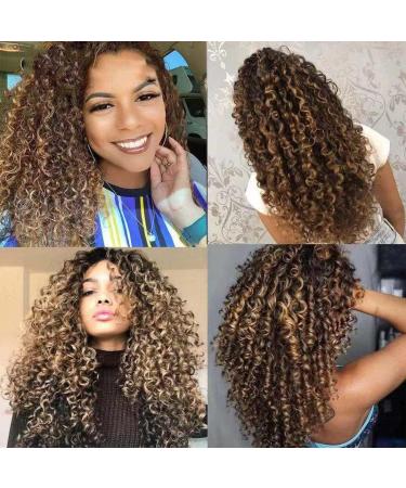 YBY Fashion Women's Long Curly Wigs - High-Temperature Synthetic Fiber Fluffy Volume Hair Cover - Buy Online on GoSupps.com