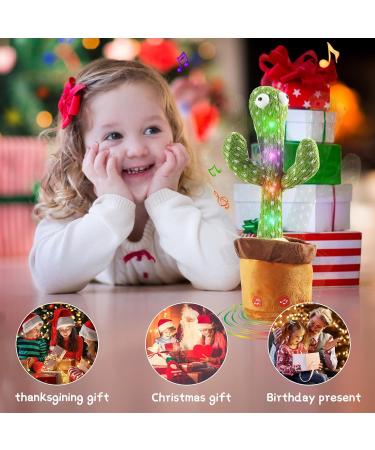 Dancing Cactus Toy for Kids | Interactive Talking Plush Cactus | Repeat & Glow | Sing & Dance | Ages 1-8 - Buy Online on GoSupps.com