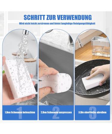 Hoadoek Dirt Eraser Sponge Pack of 10 Magic Wall Eraser Cleaning Sponges for Kitchen Bathroom Living Room Furniture Wall Shoe - Buy Online on GoSupps.com