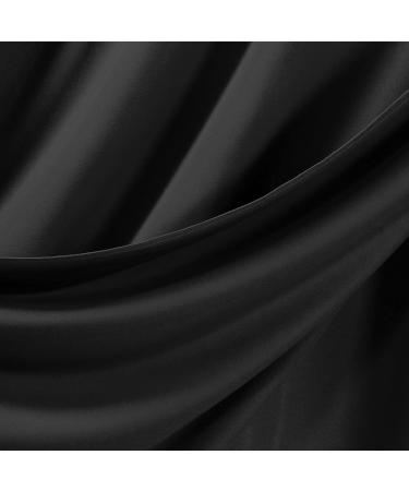 FabricLA Nylon Spandex Matte Tricot Fabric for Swimwear 230 GSM - Black - 4 Way Stretch Fabric - 58/60 Inches (150 cm) Wide - Use as Sportswear  Dancewear  Yoga Wear  and Swimsuit - 1 Yard 1 Yard Black - Buy Online on GoSupps.com