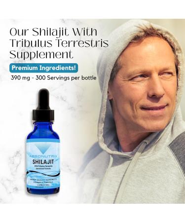 Absonutrix Shilajit with Tribulus Terrestris 390 mg 4 Oz Liquid 300 Servings Made in USA Quick Absorption Quality Potent Ingredients Non-GMO GMP Certified Facility Cruelty-Free Products - Buy Online on GoSupps.com